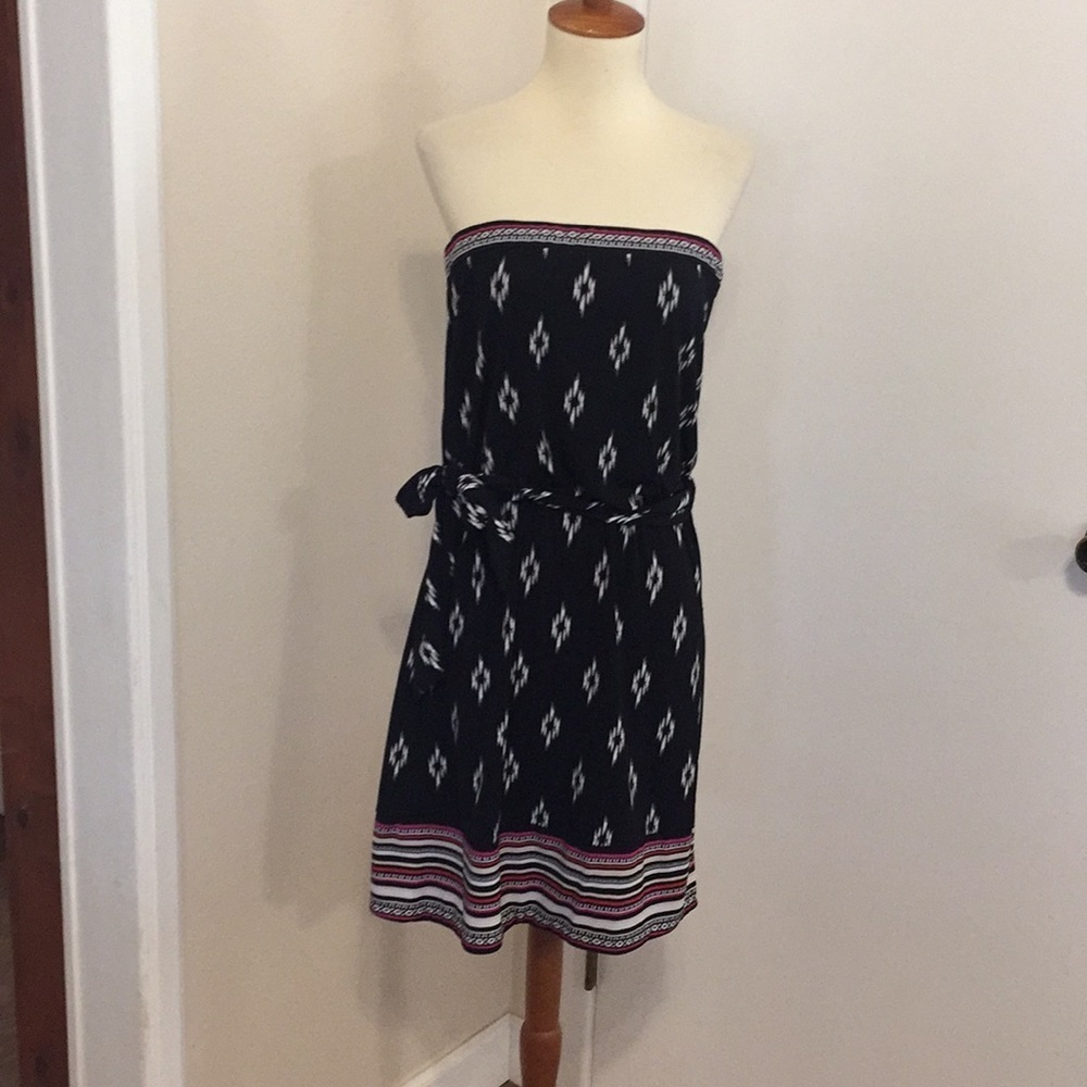 S WHBM Strapless Dress EE43 4867